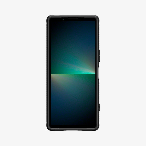 ACS02841 - Sony Xperia 1 III Case Rugged Armor in matte black showing the back